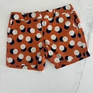 Ann Taylor Factory Orange and Black Bermuda Shorts